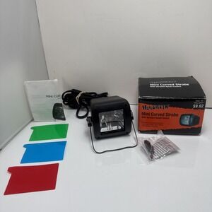 Mini Curved Strobe Light 1200-x Dance Party Halloween Variable Speed Control